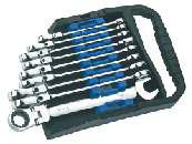 Flexible Combination Gear Wrench Set (9 Pcs) Flexible Combination Gear Wrench Set (9 Pcs)